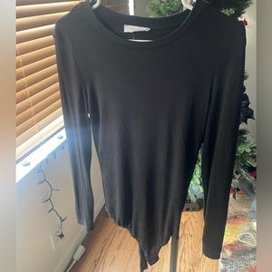 Black bodysuit. Long sleeve cotton